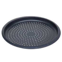 12 pieces Michael Graves Design NoN-Stick Perforated Carbon Steel Pizza Pan, Indigo - Frying Pans and Baking Pans