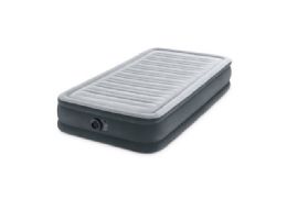 3 of Intex DurA-Beam Comfort Plush Twin Air Bed, Grey
