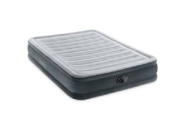 2 Wholesale Intex Dura-Beam Comfort Plush Full Air Bed, Grey