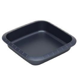 12 pieces Michael Graves Design Textured Non-Stick Carbon Steel Square Pan, Indigo - Stainless Steel Cookware