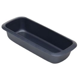 12 pieces Michael Graves Design Textured Non-Stick 5 x 13 Carbon Steel Loaf Pan, Indigo - Stainless Steel Cookware