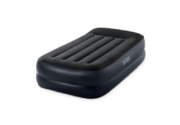 3 pieces Intex Twin Dura-Beam Pillow Rest Raised Air Bed with Internal Pump - Beds
