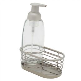 12 pieces Home Basics 13.5 oz Soap Dispenser with Caddy - Soap Dishes & Soap Dispensers