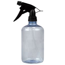 24 Wholesale Home Basics 17 oz Plastic Empty Spray Bottle, Clear