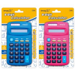 144 Wholesale 8-Digit Calculator Dual Power