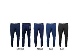 12 Pieces Men's Streatch Denim Jeans In Black - Mens Jeans