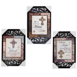 12 Wholesale Religious Wall Plaque 9x15 Mdf