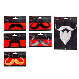 48 Wholesale Mustache DresS-Up 6ast Styles SelF-Adhesivepb/insert Card