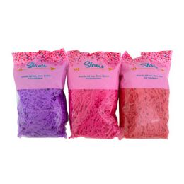 36 Bulk Shreds Tissue 50g Red/hot Pink/purple Val Peggable Prtd Polybag