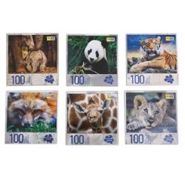 18 pieces Puzzle 100pc 8x10 Photographic 6 Assorted Childrens Collection - Puzzles