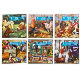 12 Bulk Puzzle 1000pc Linda Picken 27x20 6assorted