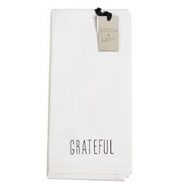 12 pieces Kitchen Towels 2pk Twill Grateful/blessed - Kitchen Towels