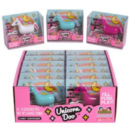 144 Wholesale Candy Unicorn Doo Candy Dispens 3.84 Oz Counter Display