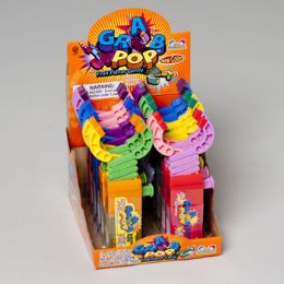 144 pieces Grab Pop Fruit Flavored Candy Asstd Flavors In Counter Dspl - Food & Beverage