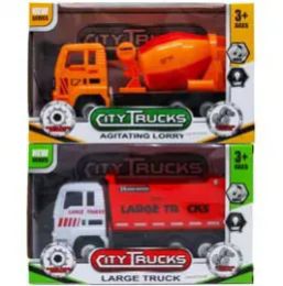 12 Pieces 9" City Trucks With Sound - Toy Sets