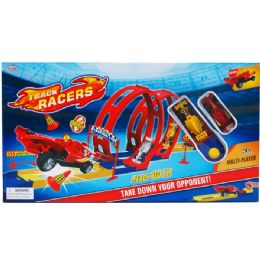12 Wholesale 14 Pc Track Racer Playset W/ 3" Cars