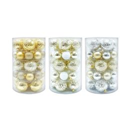 12 Packs Christmas Ball Ornament Set 39ct - Christmas Ornament