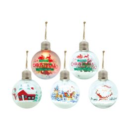 48 Packs Christmas Led Ball Ornaments Assorted - Christmas Ornament
