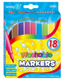 48 Pieces 18 Piece Washable Marker - Markers