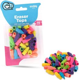 72 Wholesale Neon Eraser Top (50/pack)