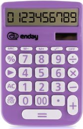 120 Wholesale Basic Calculator 12 Digit Purple