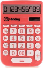 120 Wholesale Basic Calculator 12 Digit Red