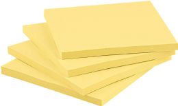 144 pieces 4 Pk Yellow Stick On Notes - Adhesive note