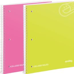 48 of C/r 100 Ct. 1-Subject Spiral Notebook Pink