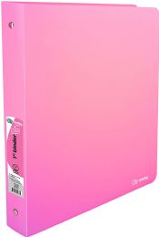 24 of 1" Binder Flexible Cover, Pink