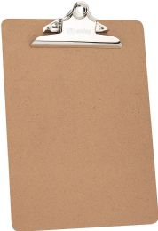48 Wholesale Standard Size Hardboard Clipboard W/ Sturdy Spring Clip