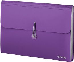 12 pieces 7-Pocket Letter Size Poly Expanding File, Purple - File Folders & Wallets