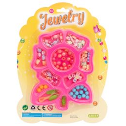 48 Pieces Flower Jewelry Bead Kit - Girls Toys