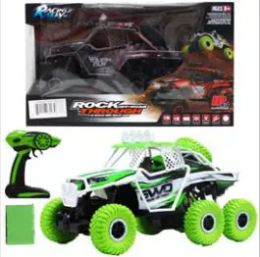 4 Wholesale 13.5" Full Function R/c Car W/ Recharable Batt. In Box 2 Ass