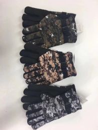 36 Bulk Camo Thermal Gloves