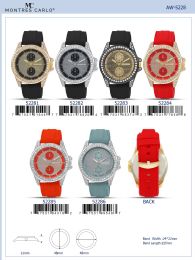 12 Wholesale Men's Watch - 52285 assorted colors
