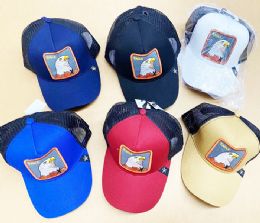 36 Pieces Eagle Summer Mesh Cap - Baseball Caps & Snap Backs