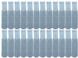 1200 Wholesale Yacht & Smith Kids Gray Solid Tube Socks Size 4-6 Bulk Pack