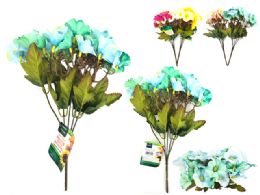 144 Pieces Morning Glory 25 Flower Bouquet - Artificial Flowers