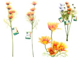 144 Pieces Chrysanthemum 5 Flower Bouquet - Artificial Flowers