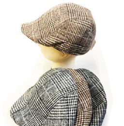 36 Pieces Woolen Golf Hat Assorted - Fedoras, Driver Caps & Visor