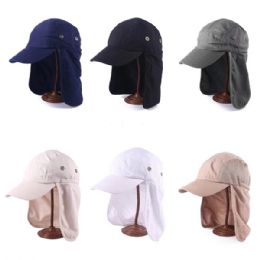 36 Wholesale Ball Cap With Back Neck Cover