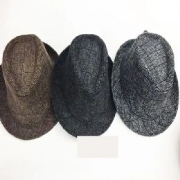 36 Wholesale Fedora Hat Assorted