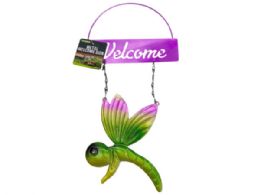 24 Wholesale Assorted Hanging Metal Welcome Sign