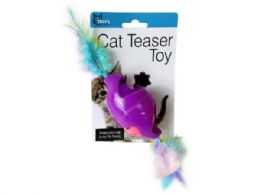 30 Wholesale Cat Jingle Rolling Toy With Feather