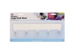 24 pieces My Helper Large Adhesive Hook Rack - Hooks