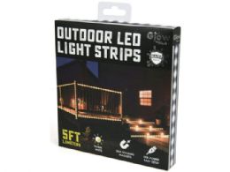 12 pieces 5 Foot Waterproof Outdoor Warm White Led Light Strip With Remote - LED Party Supplies