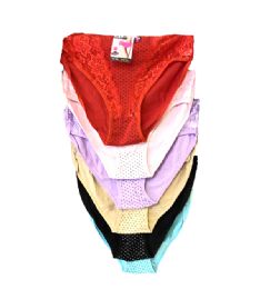 60 Pieces Ladys Panties In Solid Color And Lace - Womens Panties & Underwear