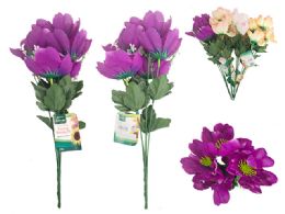 144 Pieces Peony 5 Flower Bouquet - Artificial Flowers
