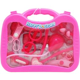12 Sets 10pc Doctor Play Set In 10.5" Window Briefcase - Girls Toys