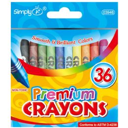 24 Packs Premium Crayons 36ct - Crayon